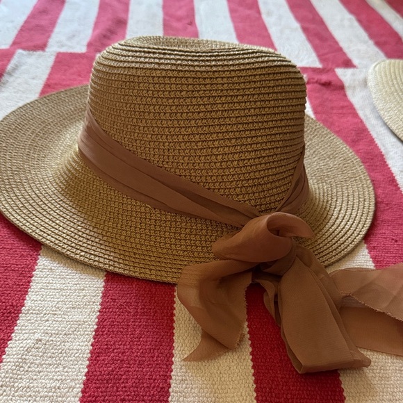 Stylish Tan Wide-Brim Hat - Picture 2 of 3